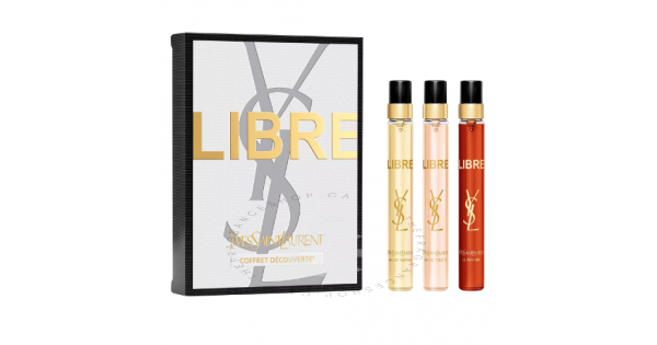 Yves Saint Laurent LIBRE コフレセット 3本セット Yves Saint Laurent YSL 3-Pc. Libre Perfume Discovery Travel Set